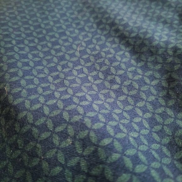 Betabrand Two-Pocket Dress Yoga Pant | Straight Blue Patterned - Size PM - Picture 2 of 14